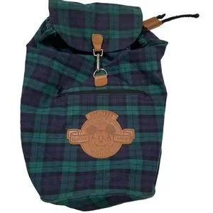 Disney Bags Vintage Mickey Mouse Plaid Backpack Poshmark